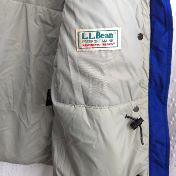 VTG L.L. Bean Penobscot Parka Coat Womens Medium Magenta Gorpcore Cabincore EUC - Picture 5 of 6